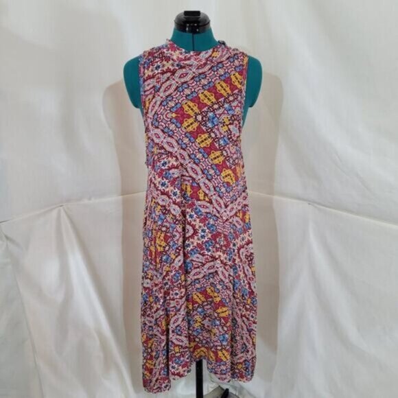 Maeve x Anthropologie Lilt Print Swing Dress - Size Large - Picture 3 of 10